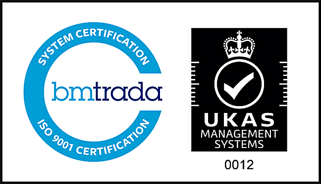 2021 ISO 9001UKAS System Certification Logo